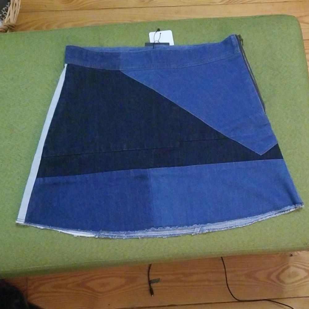 Denim Mini Skirt